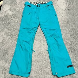 Ride Snowboards Snow Pants Womens XS Blue Green Ski